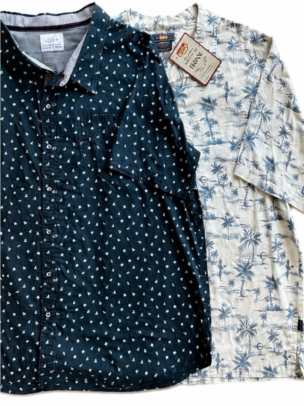 Men’s 3XL Button Down Shirt Bundle Craft + Flow & Route 66 NWT Father’s Day Dad